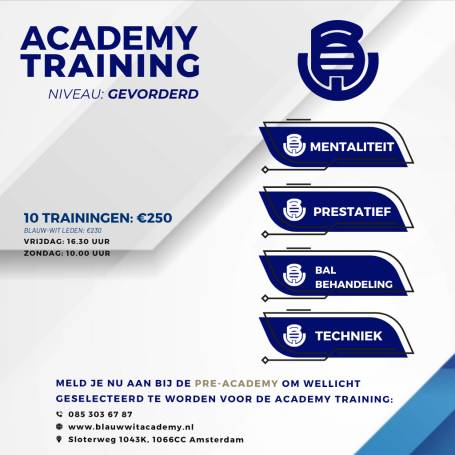 ACADEMY TRAINING